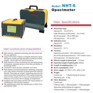 مخرج انبعاث غاز العادم بالديزل التلقائي <span class=keywords><strong>Opacimeter</strong></span> Opacity - Product Image 3