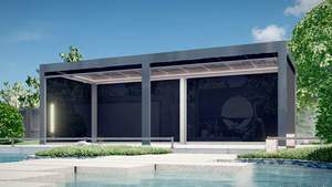 Tende a Rullo Motorizzate di Lusso Moderne, Protezione Solare Elettrica Antivento per Finestre, Patio e Balcone - Product Image 6