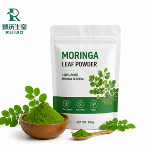 Estratto in Polvere <span class=keywords><strong>di</strong></span> Foglie <span class=keywords><strong>di</strong></span> Moringa 10:1 Idrosolubile per Capsule Integratori, Fabbrica OEM GMP - Product Image 1