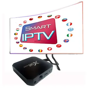 X96mini M3U live TV Android Box TV kostenloser prueba revendedor panel abonnement xtream Code VOD filme serie exyu Set-Top TV box