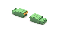 Borniers enfichables YZTECH pas de 3,5 mm, femelles, en bronze phosphoreux vert, 300 V 8 A 1*3P