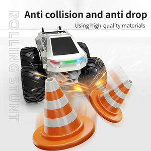 Coche de Acrobacias con Control Remoto de 2.4G - Vehículo con Luces y Música, Admite Giro Hacia Adelante/Atrás/Izquierda/Derecha y Demostración Automática con una Sola Tecla - Product Image 3