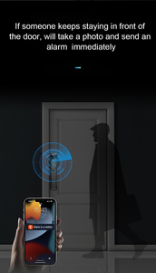 TYSH alüminyum alaşım gerçek zamanlı interkom Palm ven 3D yüz tanıma parmak izi biyometrik IC kart Tuya WiFi akıllı dijital kapı - Product Image 5