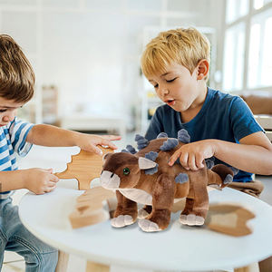 V409 Peluche de Dinosaurio Anquilosaurio de Alta Calidad, Lindo y Suave, Juguete de Peluche para Niños, Regalos y Decoración del Hogar - Product Image 3