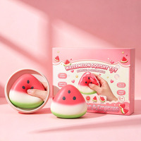 Logo personnalisé, Meilleure vente : Jouet anti-stress Squishy à rebond lent, série fruits (Pastèque croustillante), texture douce et crémeuse