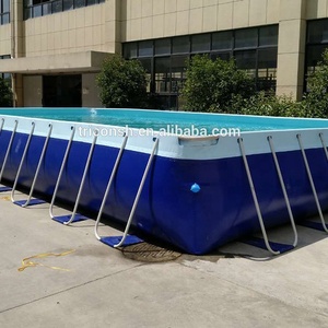 Lu2shanghai — équipement de parc d'attractions, <span class=keywords><strong>piscine</strong></span> à cadre métallique faite en PVC de 0.65mm, bâche en PVC - Product Image 2