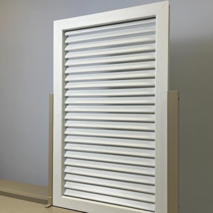 UPVC louvers cửa sổ mù màn trập thanh ngang thừa nhận ánh sáng và không khí trực tiếp ánh nắng mặt trời thương mại khu dân cư - Product Image 2