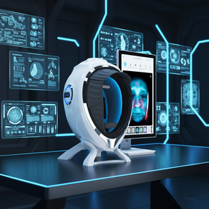 Analyseur de peau facial IA amélioré, technologie optique multispectrale avec <span class=keywords><strong>filtre</strong></span> noir et blanc pour l'inspection des taches de rousseur - Product Image 1