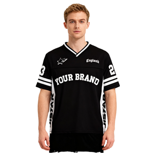 เสื้อยืดแขนสั้นผู้ชายขายส่ง โพลีเอสเตอร์ 100% ป้องกันการหดตัว ระบายอากาศได้ดี ป้องกันรอยยับ แห้งเร็ว สวมใส่สบาย ทรงปกติ - Product Image 2