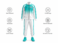Ensemble de survêtement personnalisé pour le basketball, veste et pantalon pour les clubs, les écoles, les ligues, avec logo et branding d'équipe