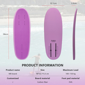 96CM Small Carbon Wave Hydrofoil Surfing Wing Foil Water Play Pump Pumping Pump Efoil Surfboard for Ocean fin Parawing <b>Board</b> - Product Image 3