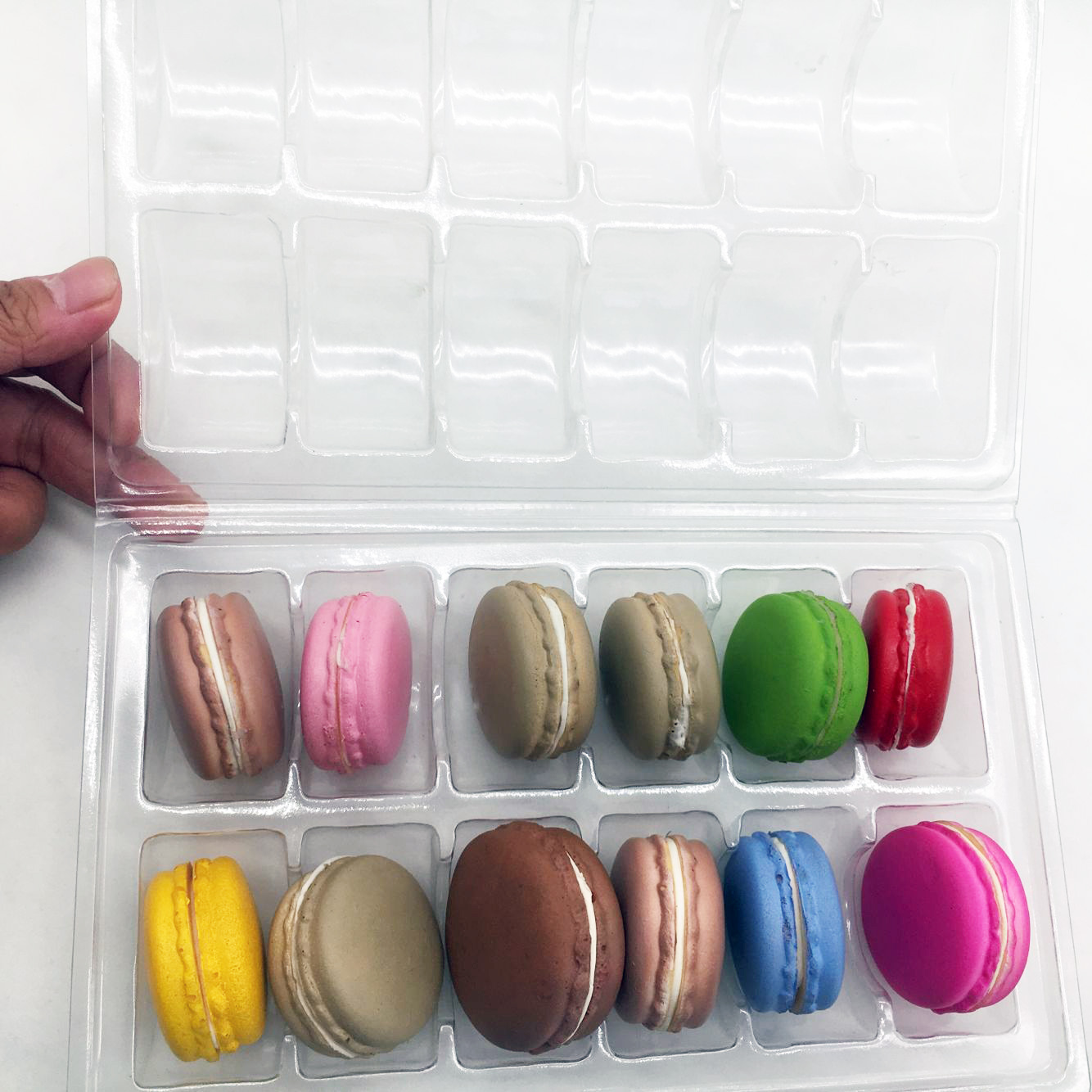 Customized Plastic Clam Shell Packaging Plastic Tray food grade