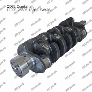 Virabrequim QD32 12200-2S606 12201-EW406 para peças de motor diesel Nissan