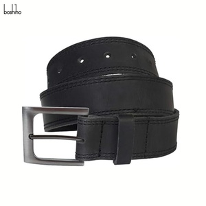 Cinturón Casual de Cuero Genuino de Grano Completo Estilo Vaquero Occidental para Hombre de Boshiho Factory con Hebilla de Aleación para Uso Diario Informal - Product Image 2