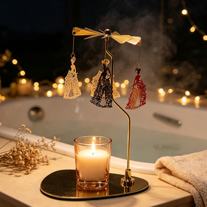 Decorazioni per la cameretta delle bambine: Candelabri a energia solare, lussuosi decori da tavolo per la casa, candele profumate sospese, portacandele - Product Image 2