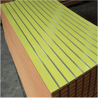 Marque GrandMore pour les produits d'exportation, vente chaude de panneaux MDF à rainures épaisses pour les murs des magasins, marque GrandMore. Planche de plus grande taille