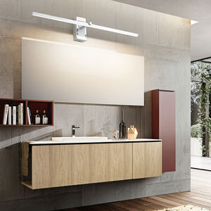 Lampe LED murale moderne nordique simple en aluminium étanche pour miroir frontal, idéale pour salle de bain, maquillage et coiffeuse - Product Image 4