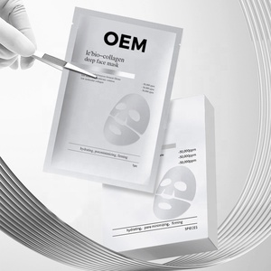 <span class=keywords><strong>Mascarilla</strong></span> Facial de Colágeno Orgánico de Marca Privada, Antiarrugas y Reafirmante, Iluminadora e Hidratante para el Cuidado de la Piel - Product Image 1