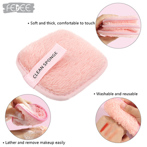 Éponge faciale en <span class=keywords><strong>microfibre</strong></span> éponge de nettoyage du visage poudre bouffée lavage visage et cosmétique <span class=keywords><strong>démaquillant</strong></span> tampon - Product Image 3