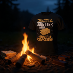 Camiseta Graham Cracker con diseño de receta de Smores para los amantes de las tartas - Product Image 3