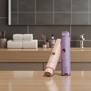 Kit d'épilation 2 en 1 pour femmes, rasoir électrique étanche, épilateur pour poils pubiens, indicé <span class=keywords><strong>par</strong></span> LED, prise USB, lavable - Product Image 3