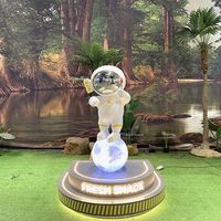 Statue d'astronaute animatronique personnalisée pour la décoration intérieure