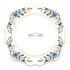 Forma Irregular de alta calidad ovalada Hotel <span class=keywords><strong>bonna</strong></span> vajilla de porcelana platos de cerámica juego de platos de lujo - Product Image 4