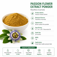 Ekstrak Bubuk Bunga Passion (Passiflora Incarnata) Standar YUSAIL, Kemurnian Tinggi, Suplai Botani dalam Kemasan Karung