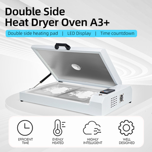 Chất lượng cao A3 + A2 Máy tính để bàn dtf lò double side THẬM CHÍ Sưởi ấm nhanh khô chữa cho pet phim T-Shirt in ấn - Product Image 3