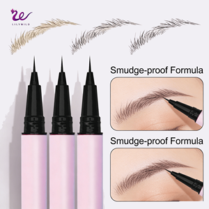 Stylo à <span class=keywords><strong>sourcils</strong></span> liquide longue tenue imperméable Lilywild OEM, ultra fin, service de correspondance de couleur personnalisé, Pantone No. Couleur exclusive de la marque - Product Image 3