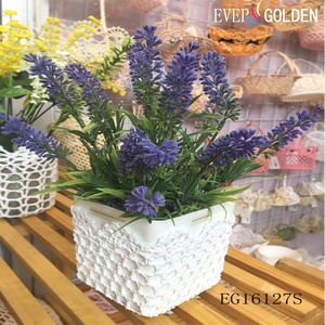 Cesto per Fiori all'Uncinetto, Portavaso in Pizzo, Decorazione per la Casa, Vendita del Fornitore - Product Image 2