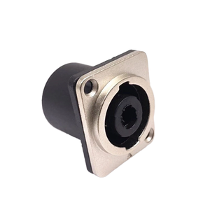 Mezclador de Audio de escenario profesional de 4 núcleos, enchufe hembra, Base cuadrada pequeña con conectores de Audio de Metal de contacto de cobre 10A - Product Image 2