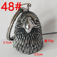Porte-clés mousqueton en alliage de zinc fait main, motif ailes d'ange, pendentif religieux en métal, forme irrégulière, impression en relief