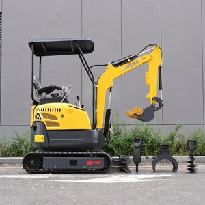 รถขุดขนาดเล็ก 1.5 ตัน รุ่น HS1.5 พร้อมหัวเจาะแบบ Auger Hammer ระบบ Quick Hitch ไฮดรอลิก ขับเคลื่อนด้วยสายพานตีนตะขาบ เครื่องยนต์และเกียร์ประสิทธิภาพสูง ได้รับการรับรองมาตรฐาน CE และ EPA - Product Image 1