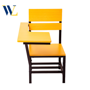 Hiện Đại Bền Có Thể Gập Lại Lớp Học Ghế Đặt Chiều Cao Có Thể Điều Chỉnh Trường Bàn Với Gỗ Kim Loại Bảng Cho Sinh Viên - Product Image 3