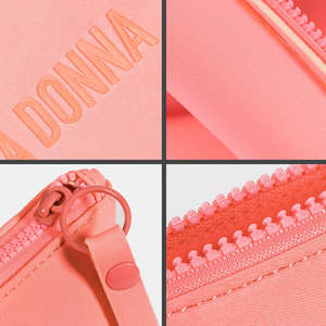 Organisateur de toilette de voyage personnalisé en néoprène trousse de <span class=keywords><strong>maquillage</strong></span> pour femmes sacs à cosmétiques en néoprène rose pochette de <span class=keywords><strong>maquillage</strong></span> promotionnelle - Product Image 5