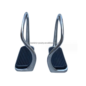 Ngựa thép không gỉ an toàn stirrups với cao su Pad - Product Image 4