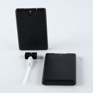 <b>Plastic</b> Black 20Ml Refill Perfume <b>Bottle</b> Credit Card Atomizer <b>Spray</b> <b>Bottle</b> Bag Card Perfume <b>Bottle</b> for Perfume - Product Image 1