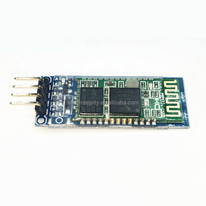 Original <span class=keywords><strong>HC06</strong></span> BLE maître-esclave 4 broches Anti-retour intégré <span class=keywords><strong>BT</strong></span> sans fil série Pass-through Module HC-06 - Product Image 3