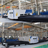 Découpeuses laser à fibre CNC grand format FINCM FP-12030HT PRO 20KW 30KW 40KW, machine de découpe laser à fibre CNC 12 kW pour tôles