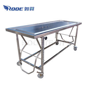 Table d'autopsie en acier inoxydable à prix d'usine pour le <span class=keywords><strong>lavage</strong></span> <span class=keywords><strong>mortuaire</strong></span> et l'embalsamation post-mortem - Product Image 4