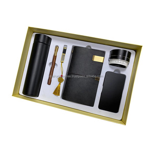 Top-ranking Giveaways Manufactory Retro Notebook Vacuum Flask Umbrella Gift for Office Worker Promotional Gift Items - Product Image 1