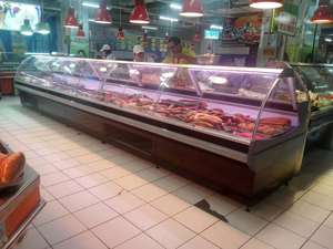 Comercial deli refrigerador Puerta <span class=keywords><strong>de</strong></span> <span class=keywords><strong>vidrio</strong></span>/escaparate <span class=keywords><strong>de</strong></span> la exhibición/caliente para comida casera - Product Image 5