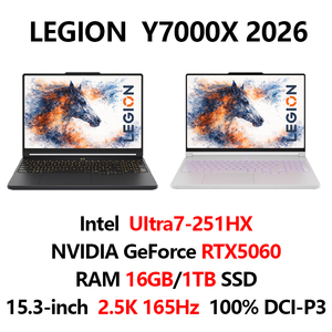 2026 New Arrivals Legion Y7000X Core Ultra7-251HX 16GB 1TB RTX5060 15.3-inch 2.5K OLED RGB Esports Gaming Laptop the Legion Y700 - Product Image 2