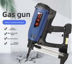 Pistolet à clous sans fil Toua GSN50CE de qualité industrielle, réglable, à gaz, en acier inoxydable, pour le béton et le travail du bois, pneumatique - Product Image 5