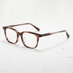 Montures de lunettes rectangulaires à monture complète, couleur unie, anti-UV, pour hommes adultes, correction de la vue - Product Image 4