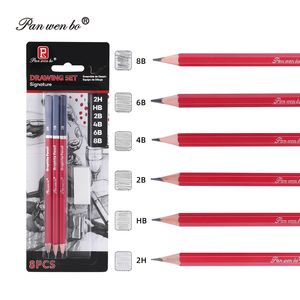 Panwenbo ensemble de crayons de croquis professionnels <span class=keywords><strong>8</strong></span> pièces/ensemble de crayons de dessin croquis fournitures d'art croquis crayons de dessin - Product Image 2