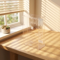 Boîte en plastique pliable jetable recyclable en PET, PP, PVC, imprimée en couleur, avec logo personnalisé, pour emballage cadeau ou gâteau, impression CMYK, vernissage 4 couleurs
