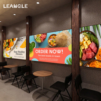 Vente chaude café restauration rapide KFC contrôleur de signalisation numérique illuminé écran tactile portable affichage restaurant tableau de menu numérique