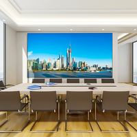Écran de studio TV LED de scène intérieure HD P4 P3.076 Panneau mural vidéo LED d'intérieur haute définition
